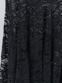 Actualee Women's Lace Skirt Black