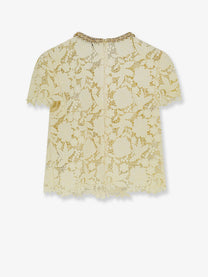 self-portrait Women's Lace Top Yellow