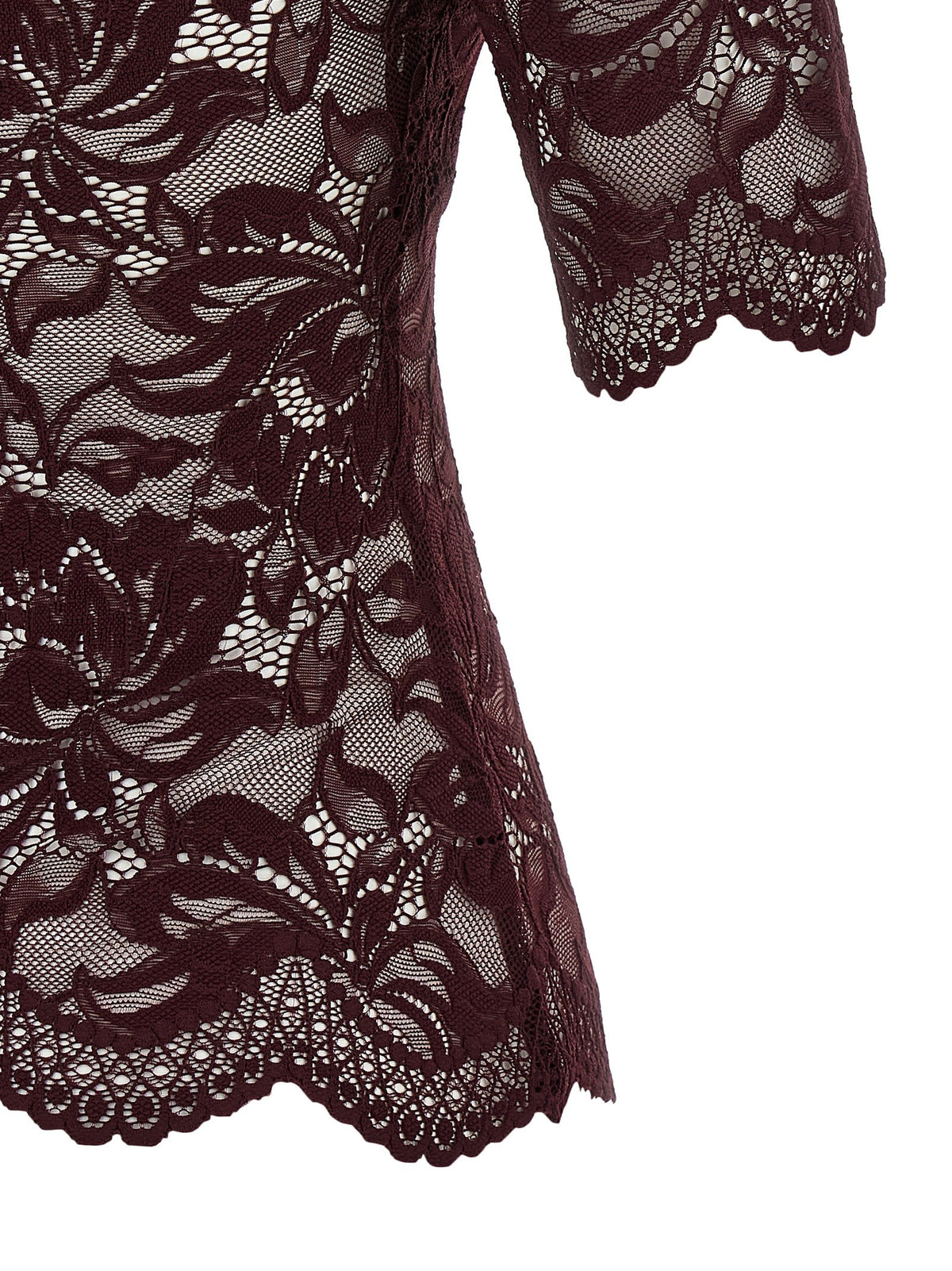 Rabanne Lace Top Purple