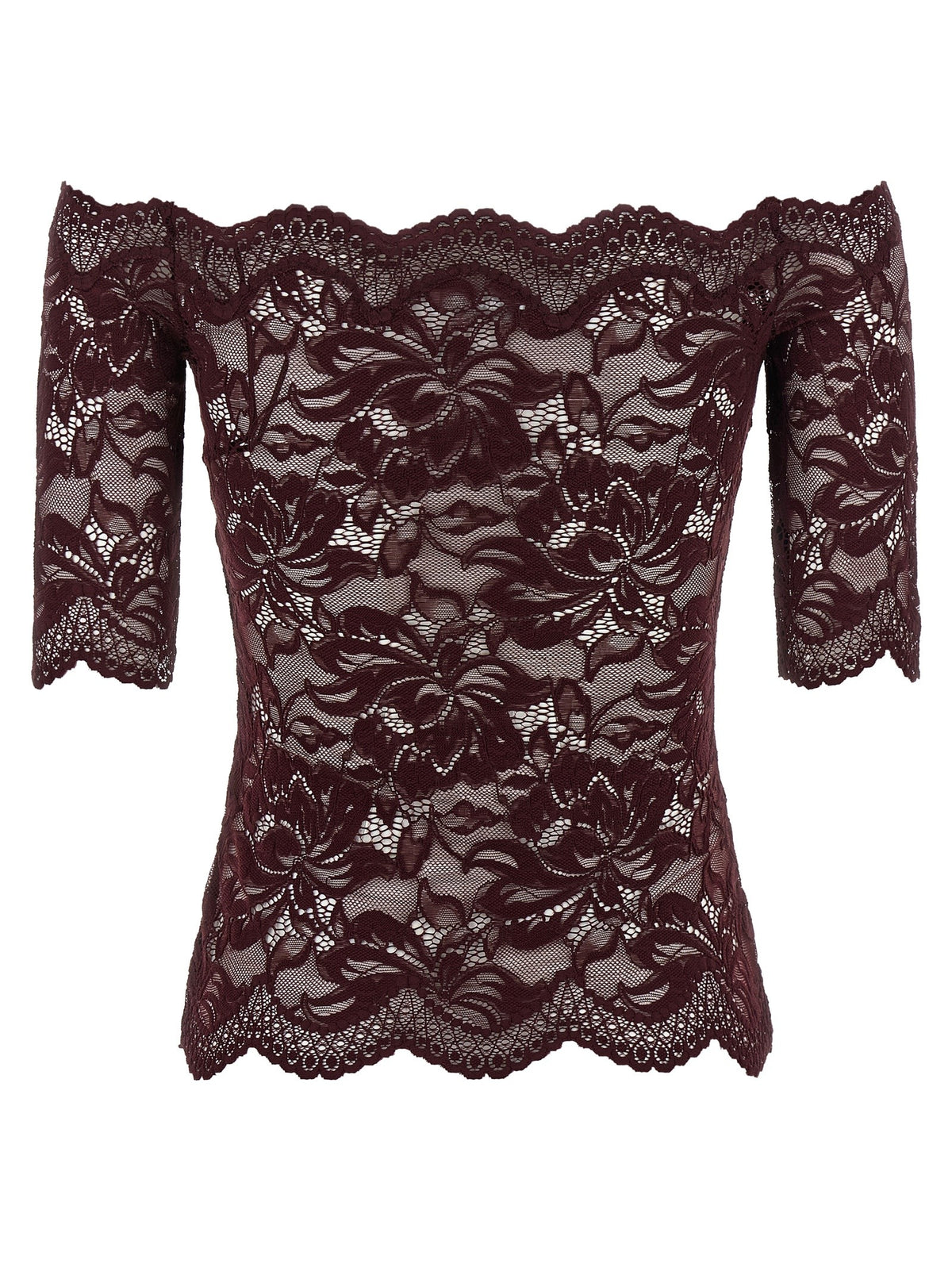 Rabanne Lace Top Purple