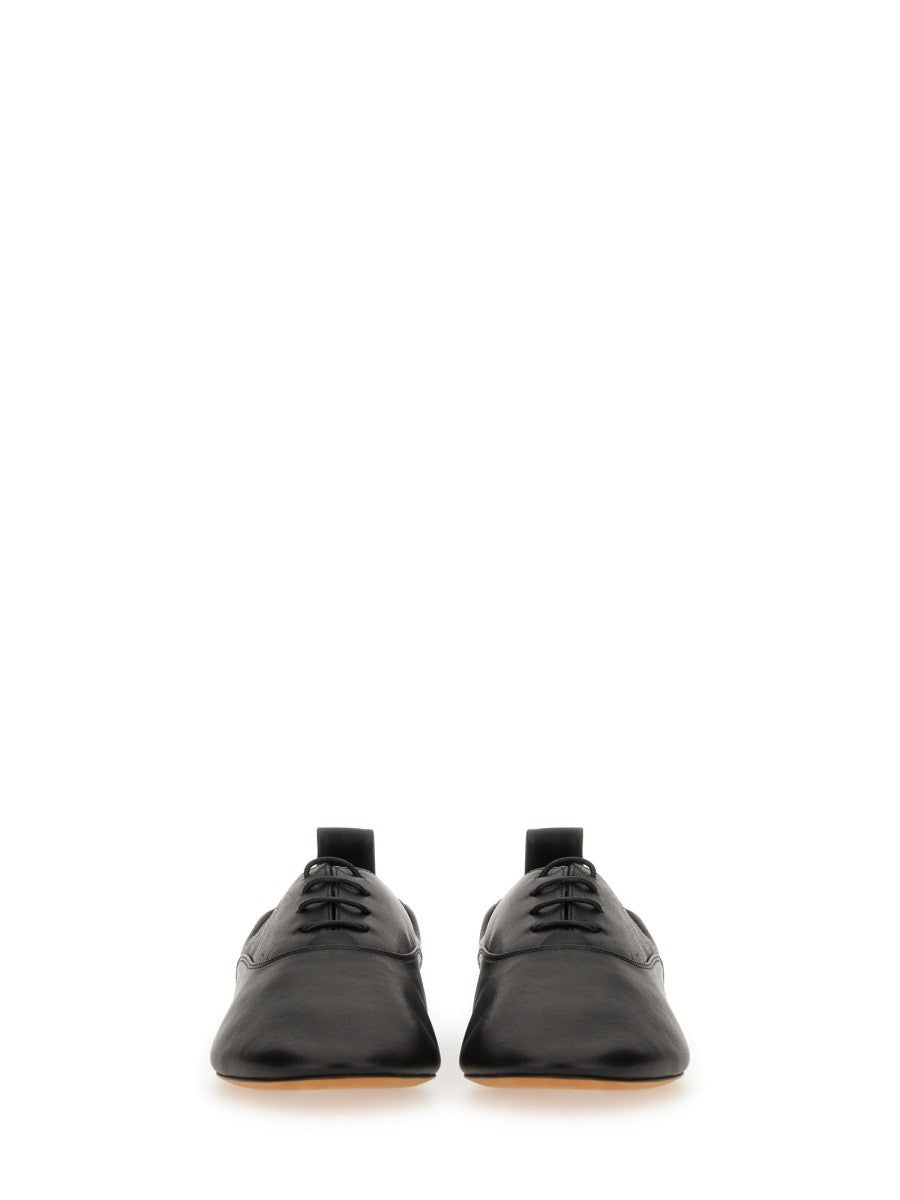 LANVIN Women's Lace up Slipper Black