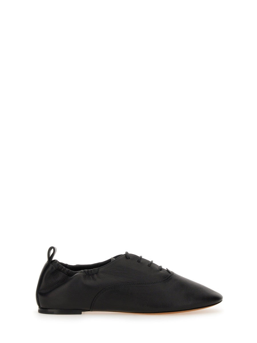 LANVIN Women's Lace up Slipper Black