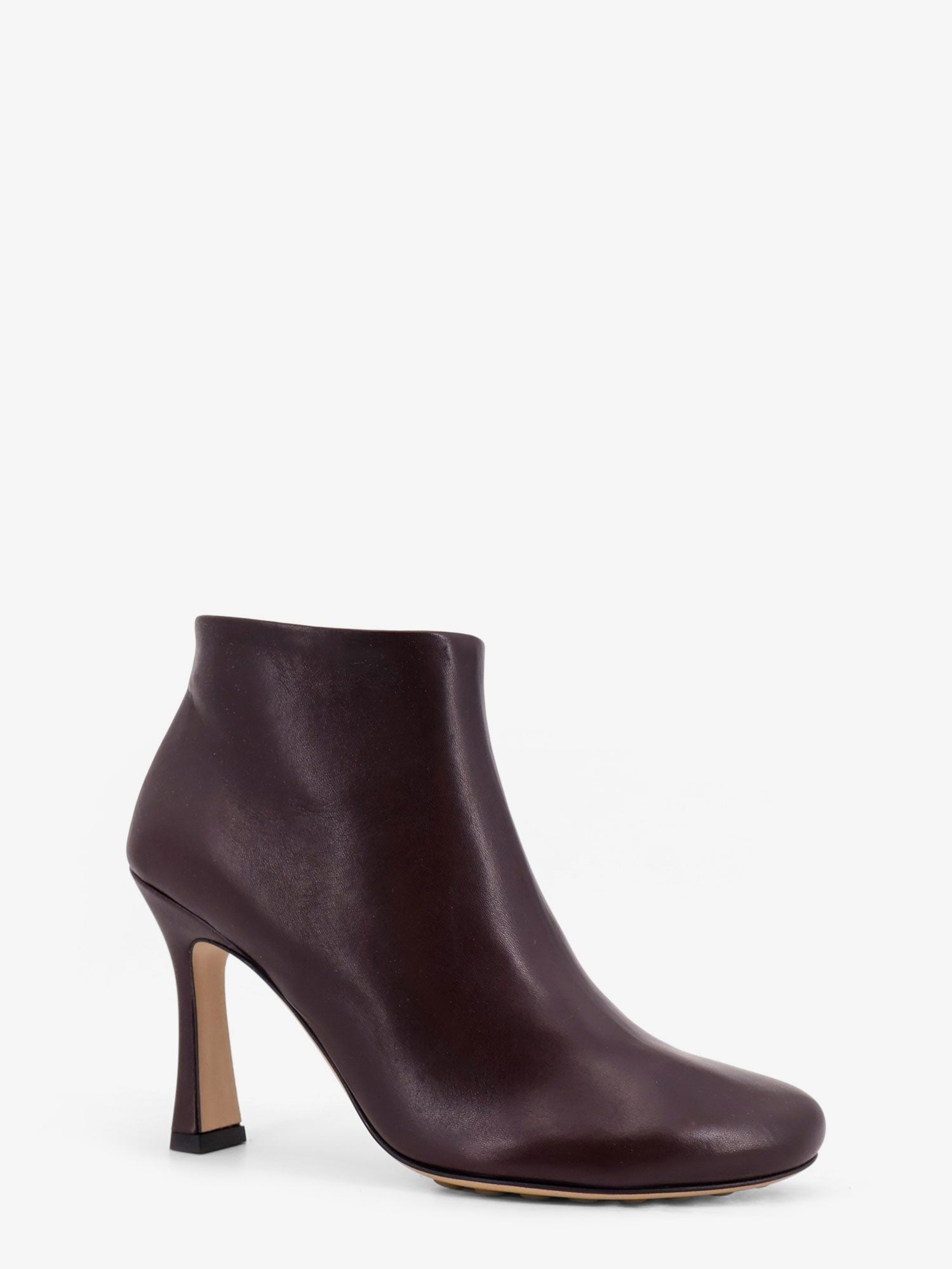 Bottega Veneta Women's Lagoon Leather Ankle Boot Red