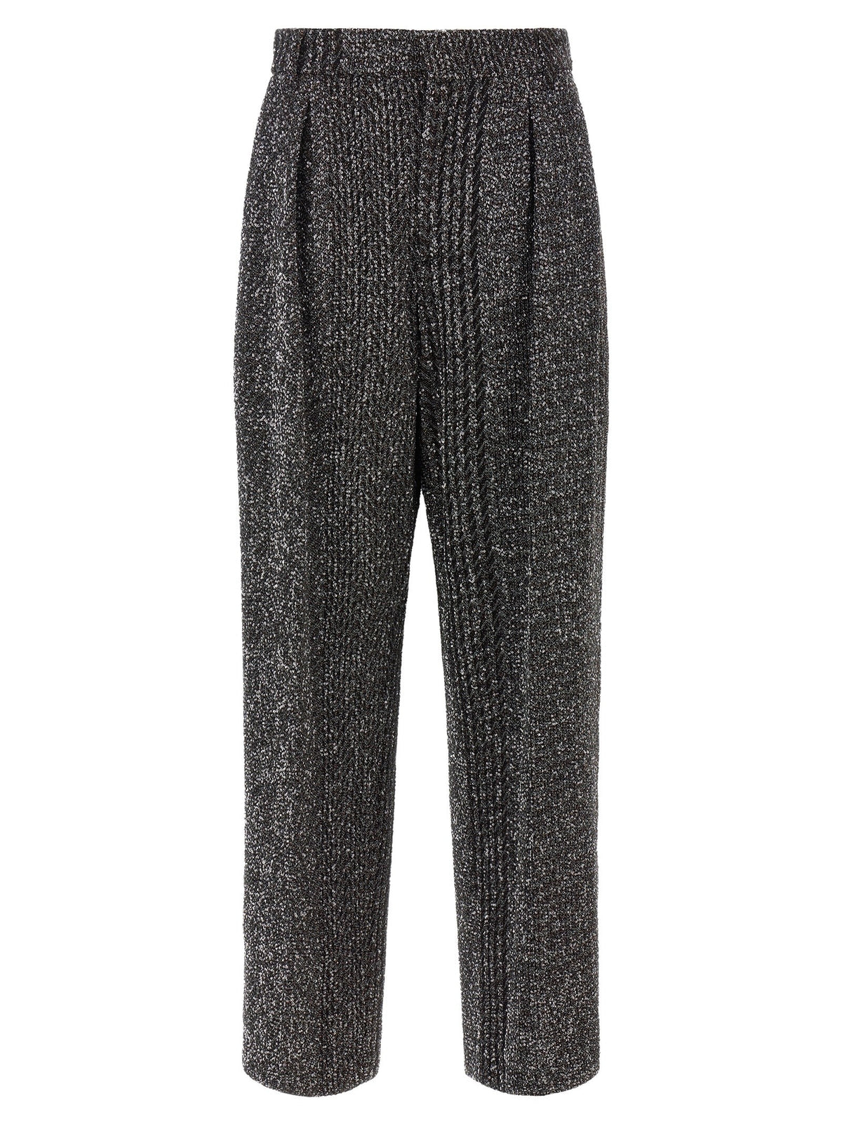 Missoni Lamé and Sequin Yarn Pants Black