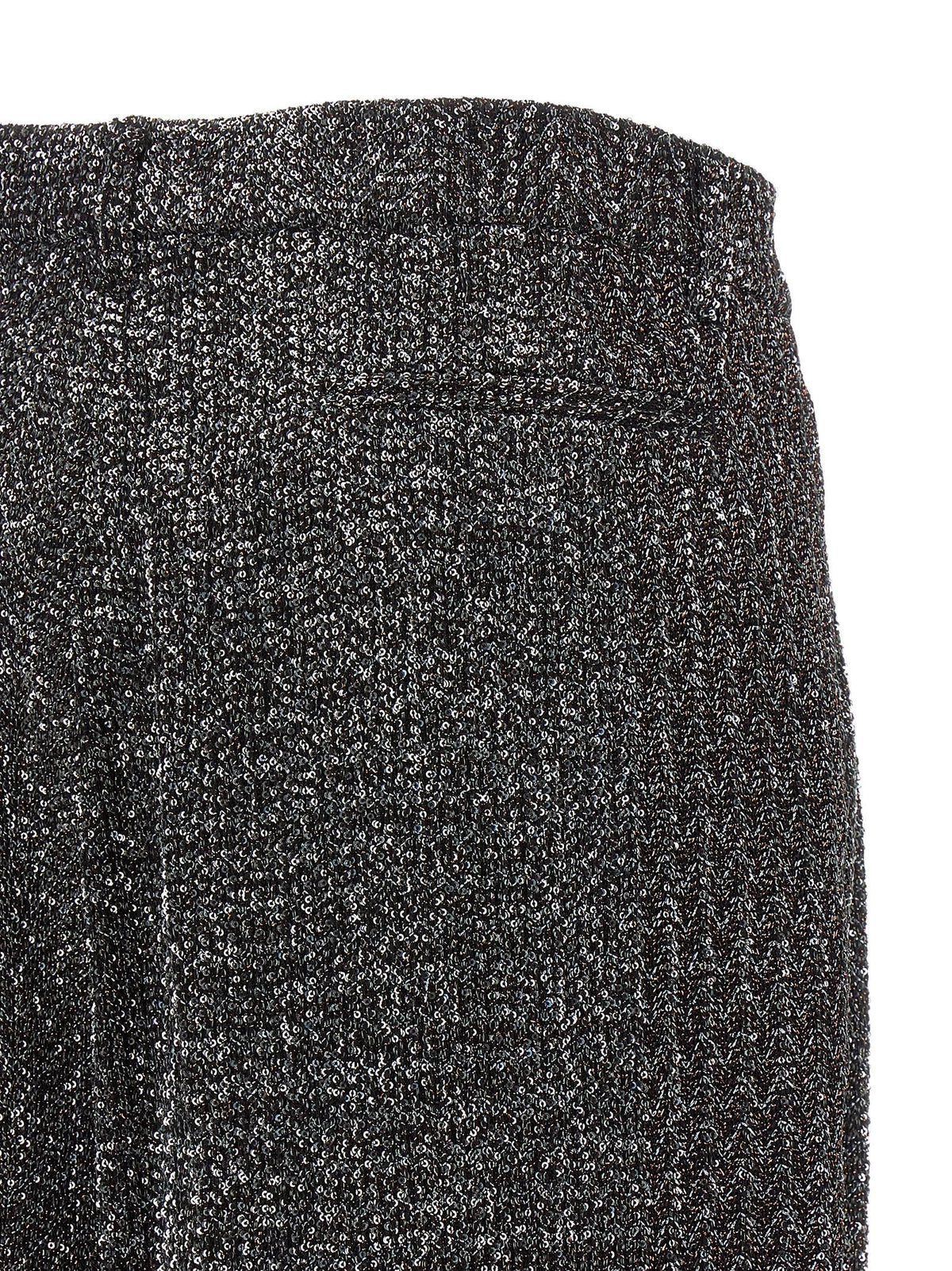 Missoni Lamé and Sequin Yarn Pants Black