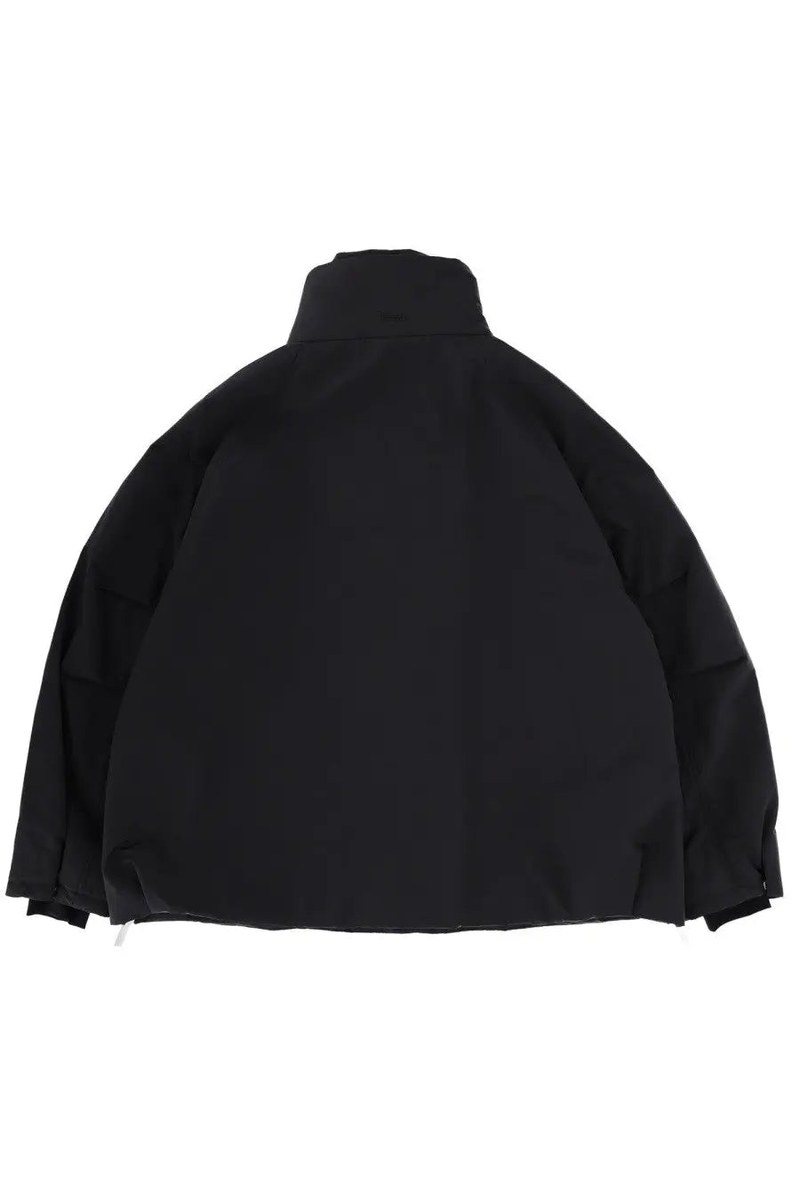Laminar women’s black puffer jacket with high collar and quilted design for cold weather warmth