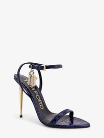 Tom Ford Women's Padlock Sandals Blue