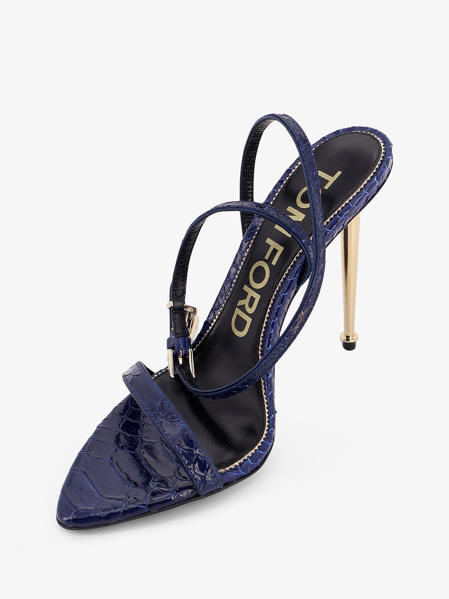 Tom Ford Women's Padlock Sandals Blue