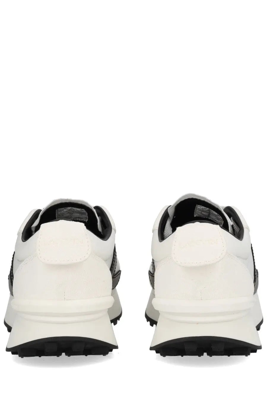 Lanvin unisex sneaker Bumpr white with black accents chunky sole design in leather and mesh materials