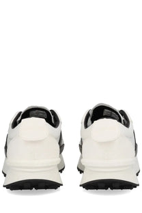Lanvin unisex sneaker Bumpr white with black accents chunky sole design in leather and mesh materials