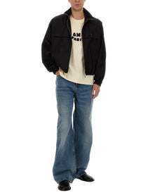 Ami Paris Men's Jeans Large Fit Blue