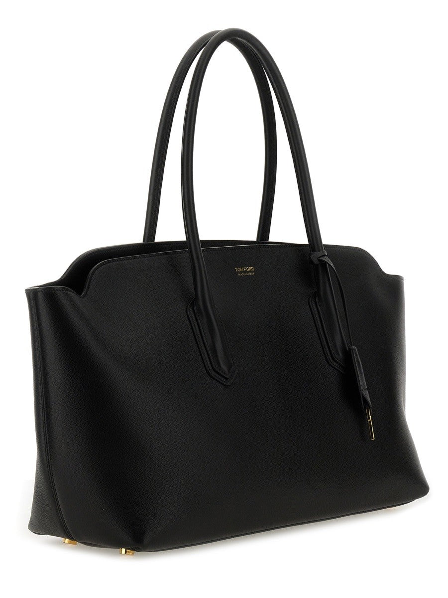 Tom Ford Women's Large Leather Bag Black