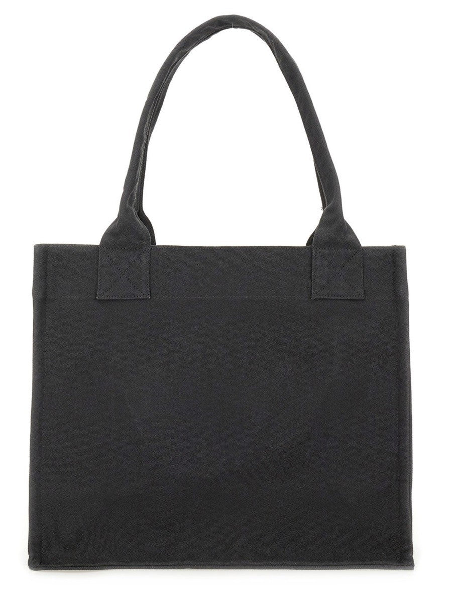 Ganni Women's Large Tote Bag Grey
