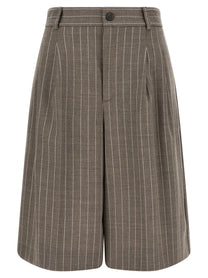 Parosh Lassie Bermuda Shorts Brown