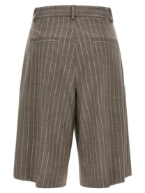 Parosh Lassie Bermuda Shorts Brown