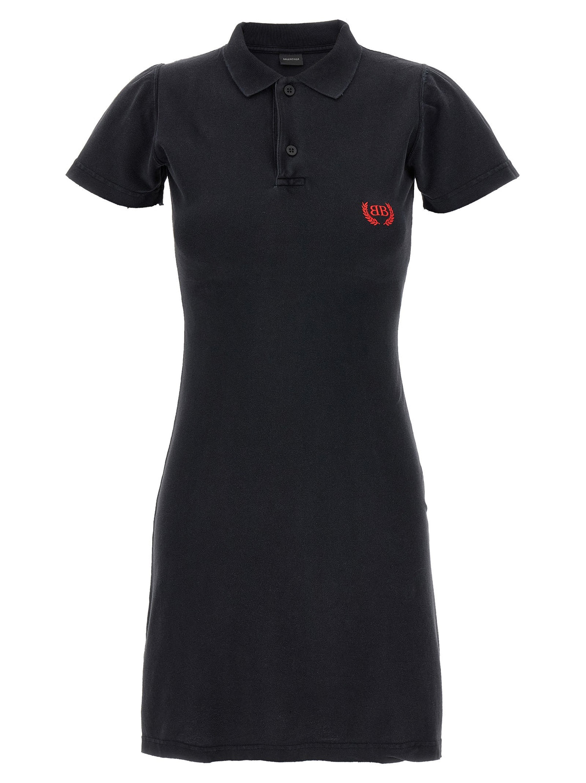 Balenciaga Laurel Classic Polo Dress Black