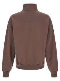JACQUEMUS Le Camionneur Gros Grain Sweatshirt Brown