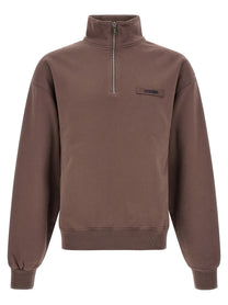 JACQUEMUS Le Camionneur Gros Grain Sweatshirt Brown