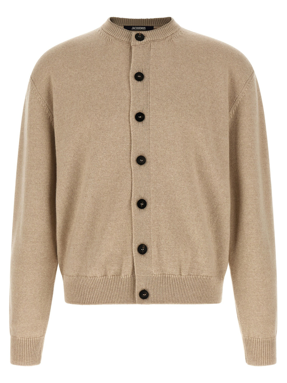 JACQUEMUS Le Cardigan Moulin Cardigan Beige