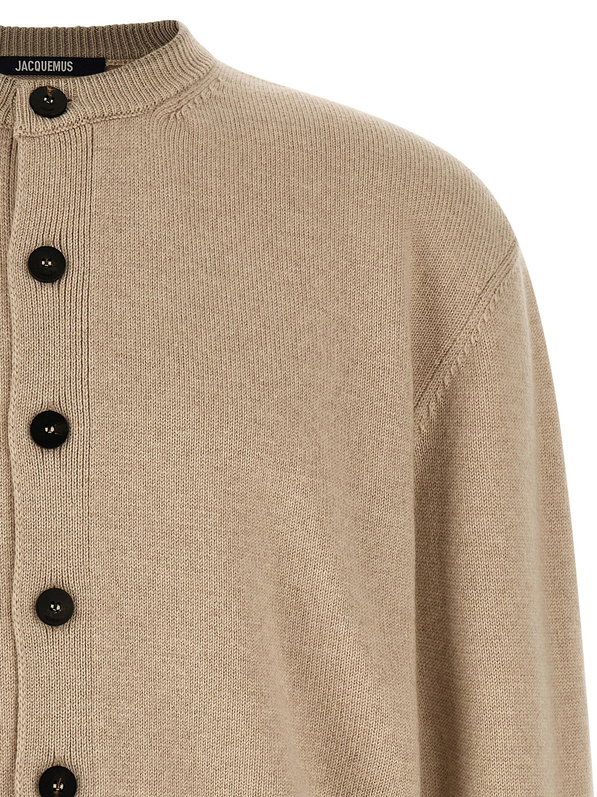 JACQUEMUS Le Cardigan Moulin Cardigan Beige