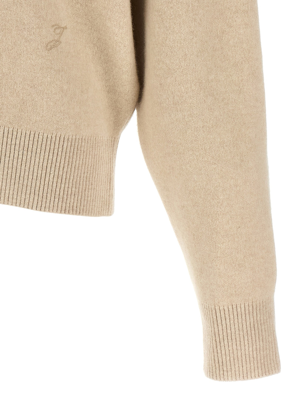 JACQUEMUS Le Cardigan Pelota Cardigan Beige