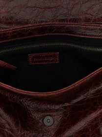 Balenciaga Women's Le City Leather Clutch Red