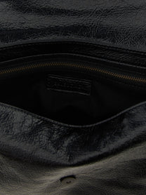 Balenciaga Women's Le City Leather Clutch Bag Black