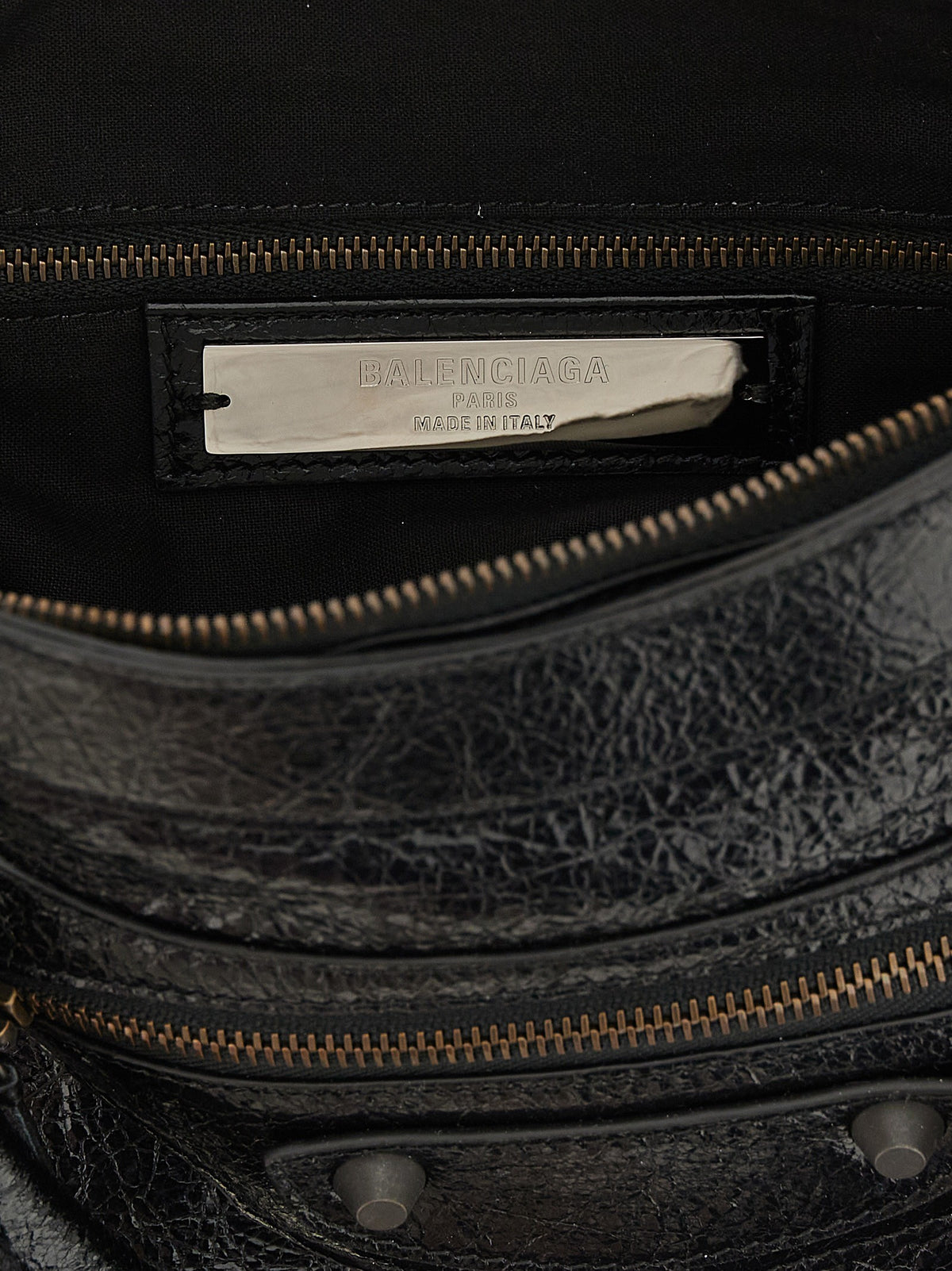 Balenciaga Le City First Crossbody Bag Black, view 4