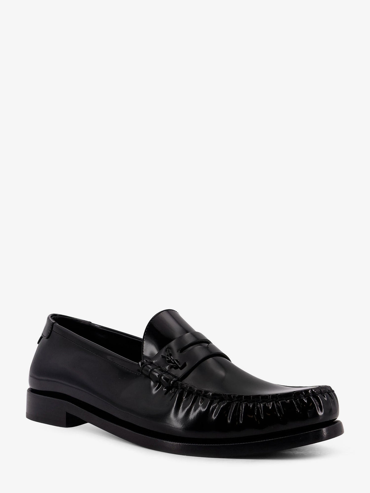 Saint Laurent Men's Le Loafer Leather Loafer Black
