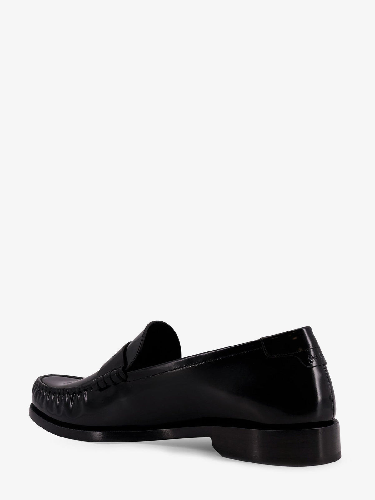 Saint Laurent Men's Le Loafer Leather Loafer Black