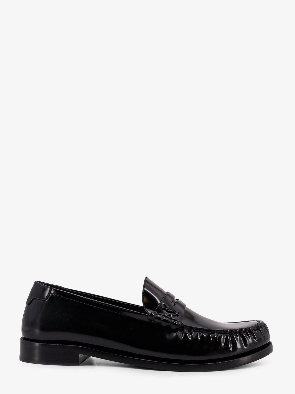 Saint Laurent Men's Le Loafer Leather Loafer Black