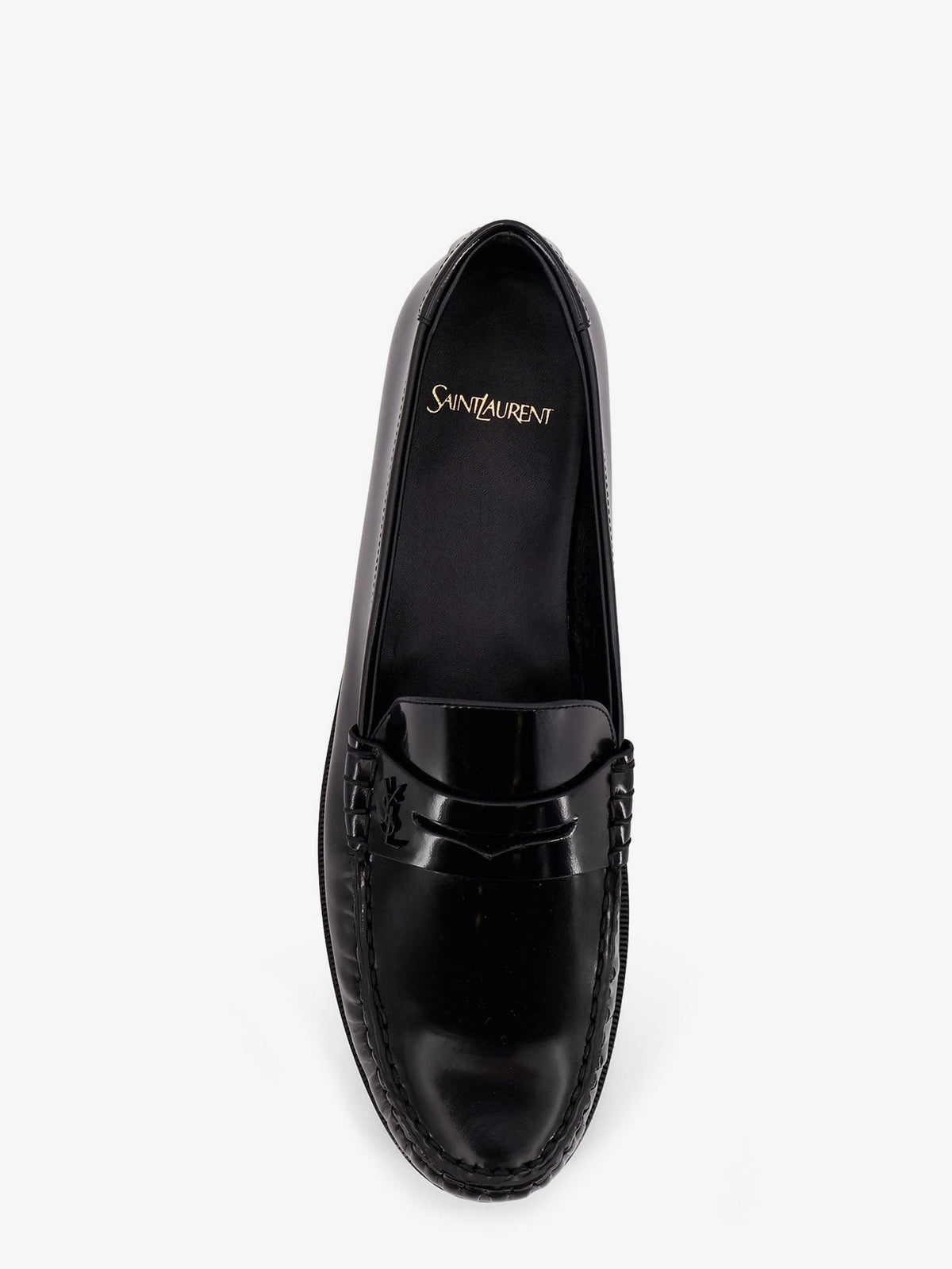 Saint Laurent Men's Le Loafer Leather Loafer Black