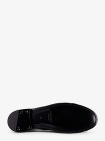 Saint Laurent Men's Le Loafer Suede Loafers Gold