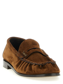 Saint Laurent Men's Le Loafer Loafers Brown