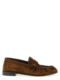 Saint Laurent Men's Le Loafer Loafers Brown