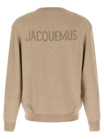 JACQUEMUS Le Maillot Moulin Sweater Beige