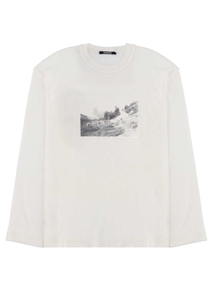 JACQUEMUS Men's LE Paysan Shirt White
