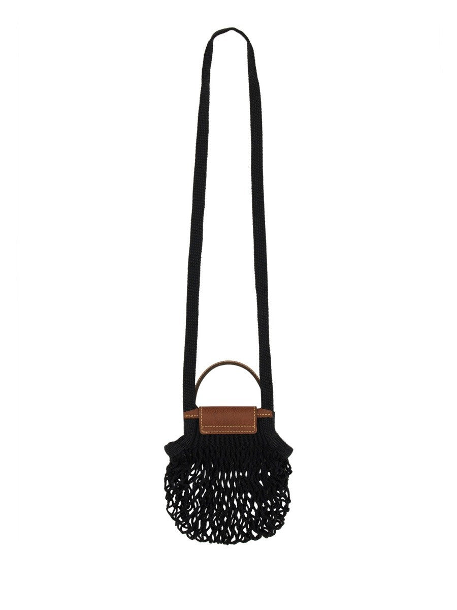 Longchamp Women's LE Pliage Filet Mini Bag Black