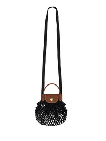 Longchamp Women's LE Pliage Filet Mini Bag Black