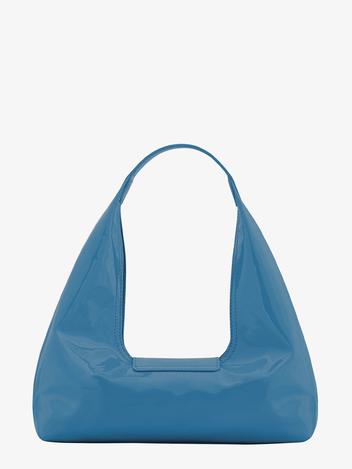Longchamp Women's Le Pliage Xtra Glossy Patent Leather Shoulder Bag Azur