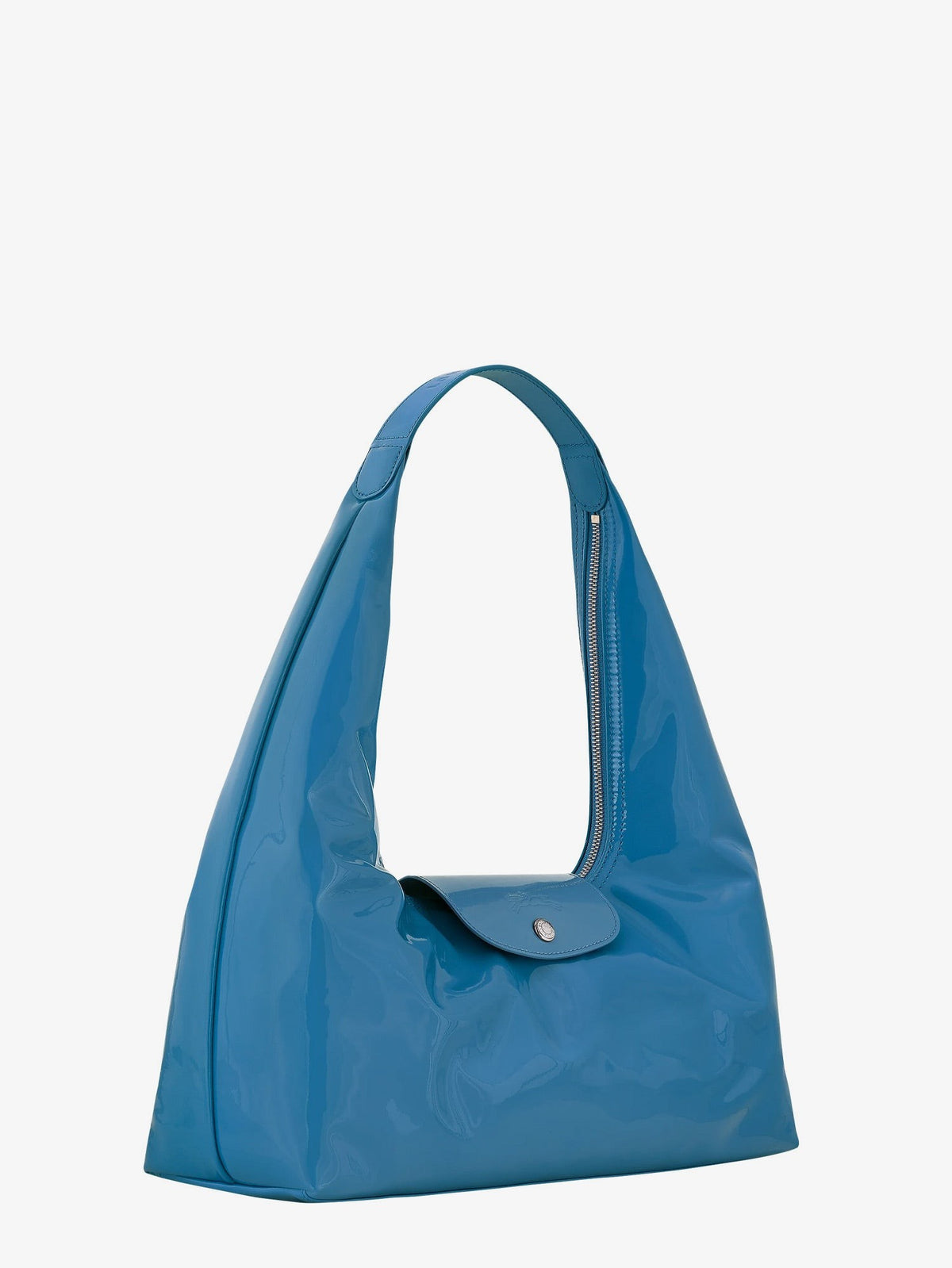 Longchamp Women's Le Pliage Xtra Patent Leather Shoulder Bag Azur