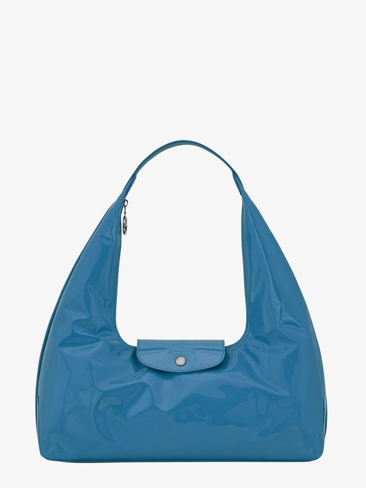 Longchamp Women's Le Pliage Xtra Patent Leather Shoulder Bag Azur