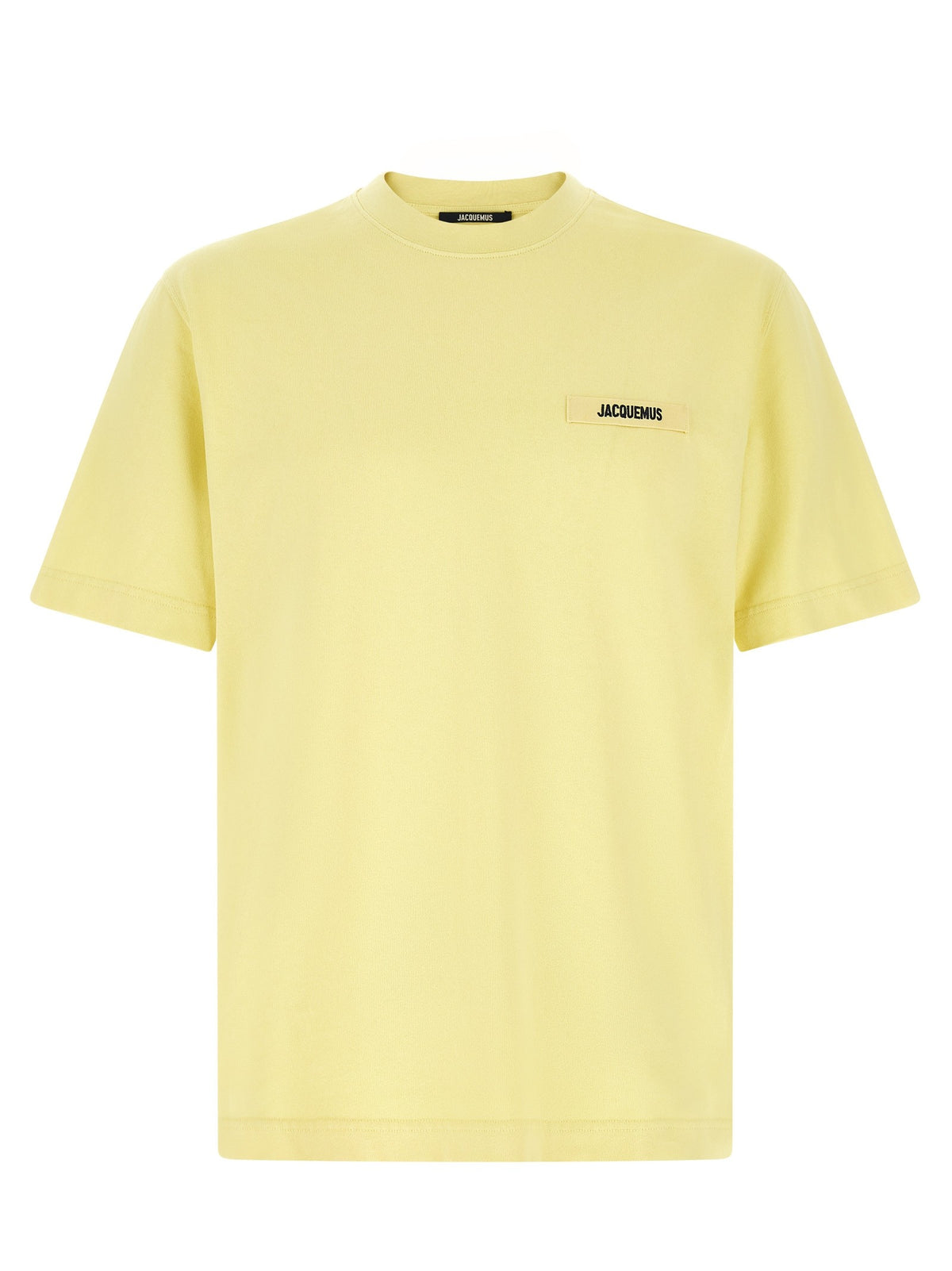 JACQUEMUS Le Shirt Gros Grain Shirt Yellow
