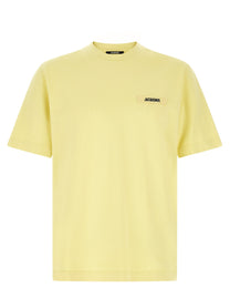 JACQUEMUS Le Shirt Gros Grain Shirt Yellow