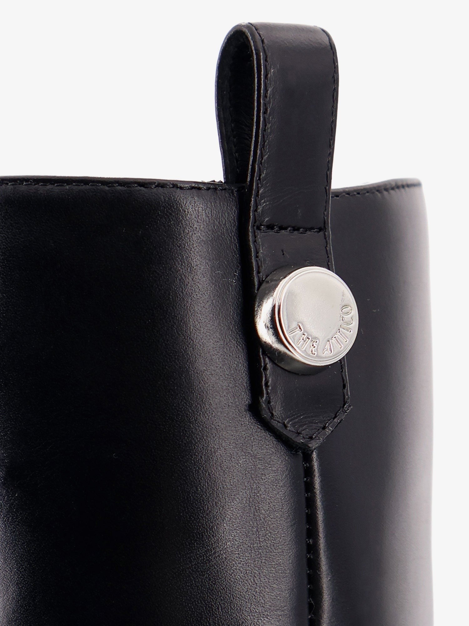 The Attico Women's Lea Leather Boots Black