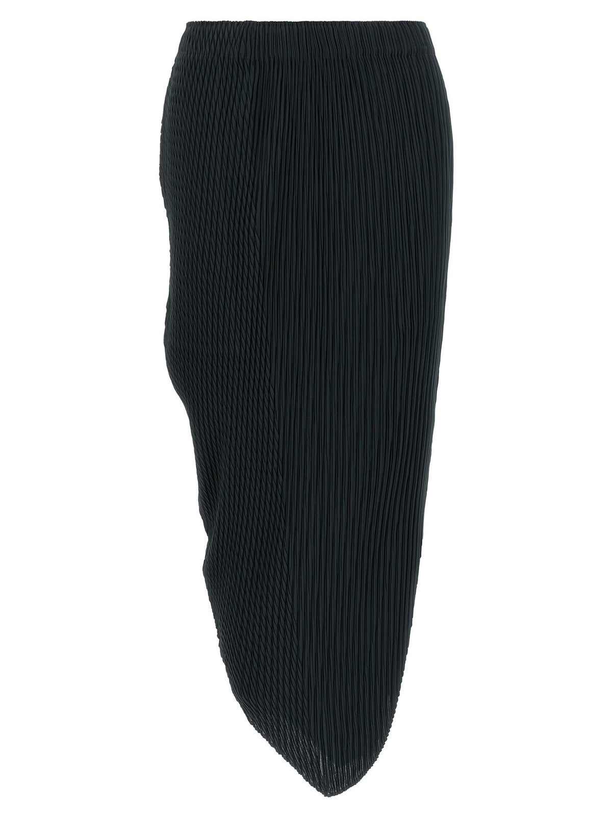 ISSEY MIYAKE Leaf Pleats Skirt Blue