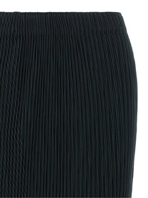 ISSEY MIYAKE Leaf Pleats Skirt Blue, view 3
