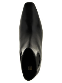 Toteme Leather Ankle Boots Black