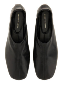 Dries Van Noten Women's Leather Ballerina Black