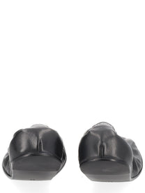 MM6 Maison Margiela Women's Leather Ballet Flats Black, view 4